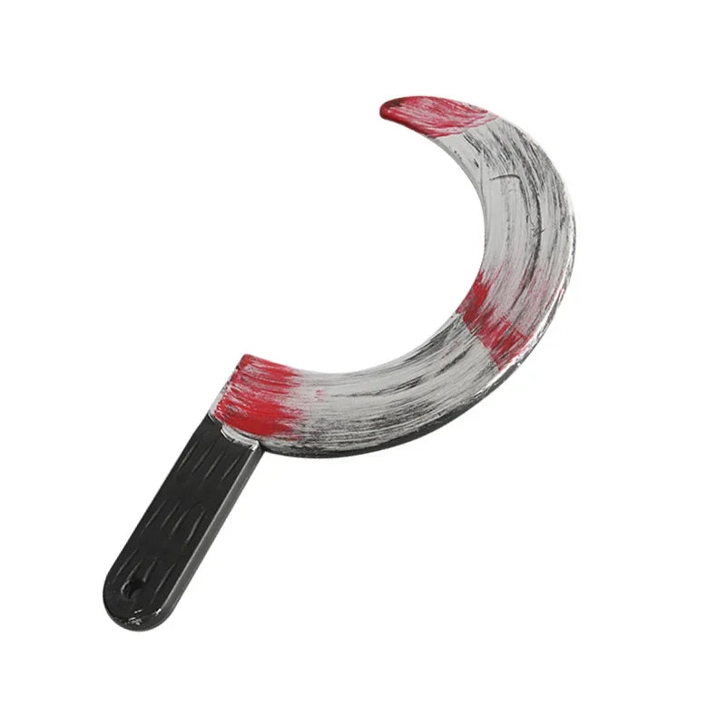 Halloween Horror Props Blood Fake Ax Saws Knife Headband for Halloween Party Masquerade Mischief Props Decoration