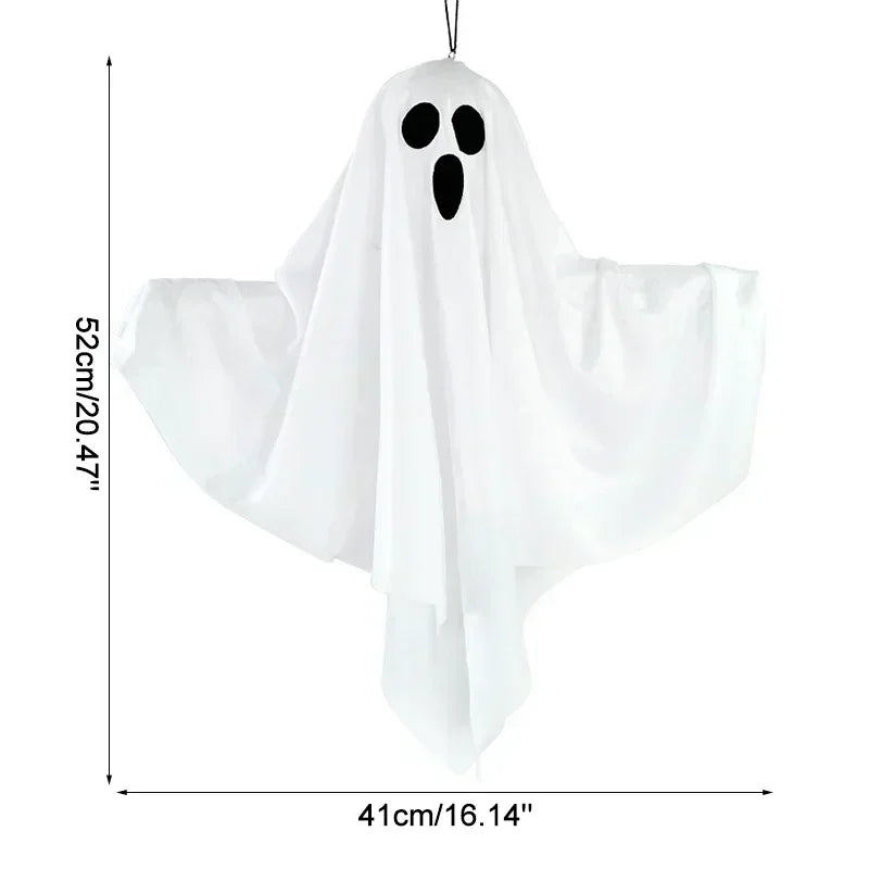 Flying Ghost Lights Halloween Decorations, LED Lighted Scary Hanging Glowing Indoor Outdoor Ornaments for Yard Tree Lawn Garden