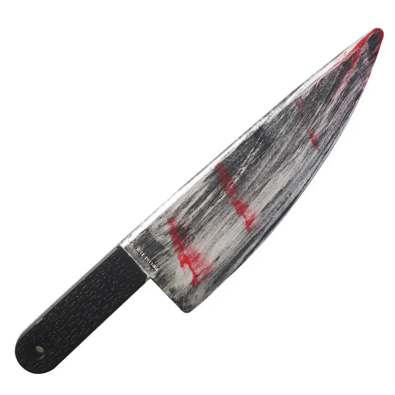 Halloween Horror Props Blood Fake Ax Saws Knife Headband for Halloween Party Masquerade Mischief Props Decoration